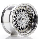 Platišče Japan Racing JR-9 15" 9J 4x108/4x100 ET10 Krom