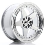 Platišče Japan Racing JR-6 17" 8J 4x100/4x114,3 ET35 Srebrna / polirana