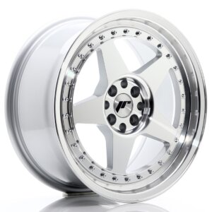 Platišče Japan Racing JR-6 17" 8J 4x100/4x114,3 ET35 Srebrna / polirana