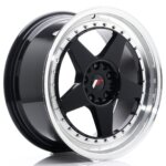 Platišče Japan Racing JR-6 18" 8.5J 5x114,3/5x120 ET22 Črna sijajna