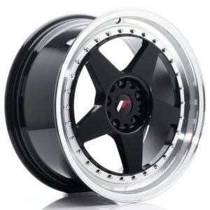 Platišče Japan Racing JR-6 18" 8.5J 5x114,3/5x120 ET22 Črna sijajna
