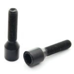 Black Extended Internal Drive Wheel Bolts M12x1.25 (45 mm - Pack of 10)