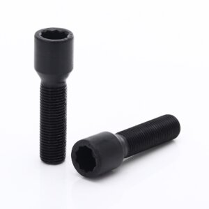 Black Extended Internal Drive Wheel Bolts M14x1.5 (45 mm - Pack of 10)