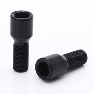 Black Internal Drive Wheel Bolts M12x1.25 (Pack of 20)