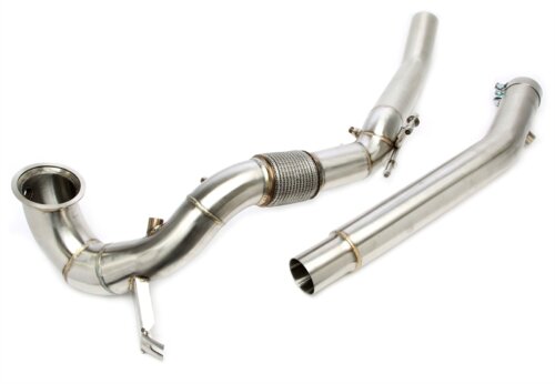 Tuners Capital downpipe brez katalizatorja, dvodelni, z OPF – za VAG 2.0 TSI EA888 Gen4 quattro/4Motion (Golf VIII R, S3 8Y, Cupra Leon/Formentor 4Drive)