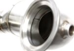 Tuners Capital downpipe s športnim katalizatorjem 200 celic in flex cevjo – za VAG 2.0 TSI EA888 Gen4 (Golf VIII GTI/R, S3 8Y, Cupra Leon/Formentor, Octavia RS NX) – slika 3