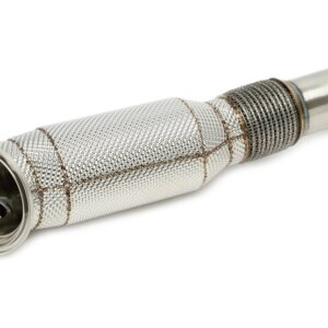 Tuners Capital downpipe s športnim katalizatorjem in toplotnim ščitom – za BMW B58 Gen1 Euro 5 (M140i, M240i, 340i, 440i, 540i, X3/X4 M40i, 2015–2019)