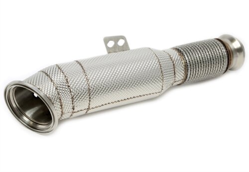 Tuners Capital downpipe s športnim katalizatorjem in toplotnim ščitom, za modele z GPF – za BMW B58 Gen2 (M240i G42, M340i G20, 540i, Z4 M40i, 840i) in Toyota Supra A91