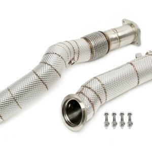Tuners Capital downpipe s toplotnim ščitom za BMW M2 G87, M3 G80 in M4 G82 S58