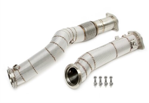 Tuners Capital downpipe s toplotnim ščitom za BMW M2 G87, M3 G80 in M4 G82 S58