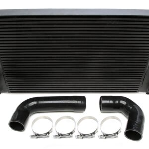 Tuners Capital intercooler 630×410×50 mm, črn – za VAG 1.8/2.0 TFSI MQB (Golf VII GTI/R, S3 8V, Leon Cupra, Octavia RS, 2012–2019)
