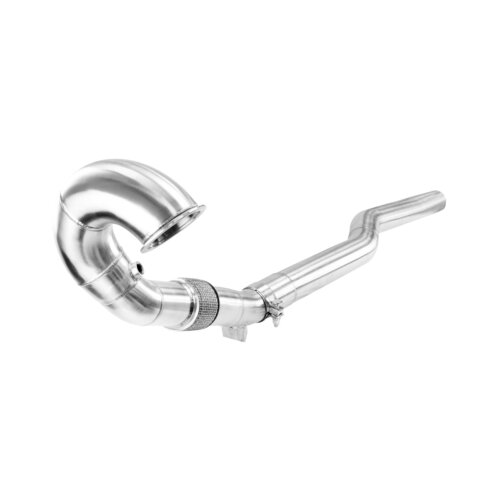 Black Mamba downpipe brez katalizatorja 3,5″ za VW Golf 7 R / Audi S3 8V / SEAT Leon 3 Cupra 4WD