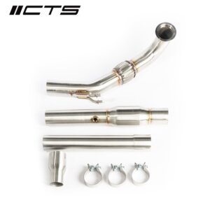 CTS Turbo downpipe z visokopretočnim katalizatorjem za VW 1.8/2.0 TSI Gen3