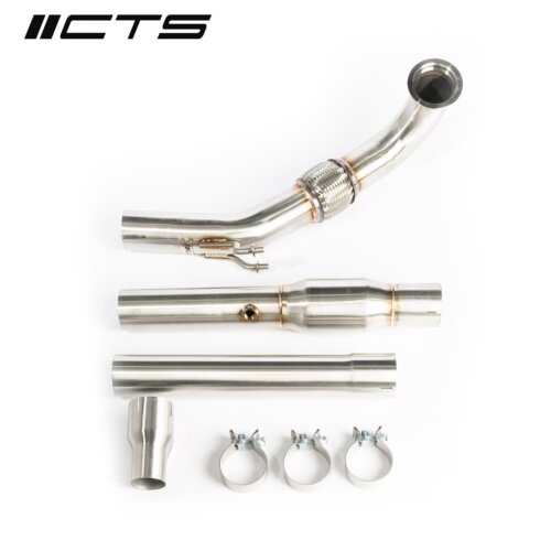 CTS Turbo downpipe z visokopretočnim katalizatorjem za VW 1.8/2.0 TSI Gen3