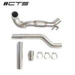 CTS Turbo downpipe za VAG MQB AWD (Golf R VII, Audi S3 8V, Audi TT FV)