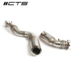 CTS Turbo downpipe z visokopretočnimi katalizatorji za BMW M2/M3/M4 F80/F82/F87