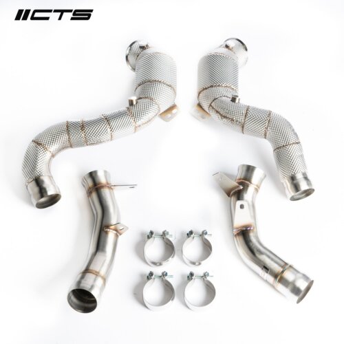 CTS Turbo downpipe z visokopretočnimi katalizatorji za Mercedes-AMG GT X290/E63 W213
