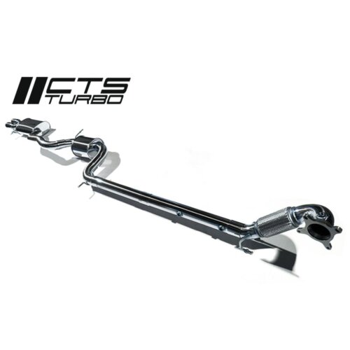 CTS Turbo turbo-back izpušni sistem z visokopretočnim katalizatorjem za VW Jetta GLI MK6