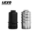 Leyo Motorsport ohišje oljnega filtra za EA888 gen 3 (VW Golf 7, Polo GTI, Audi A3/S3 8V, TT 8S) – srebrno