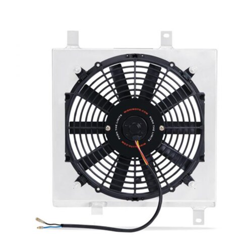 Mishimoto aluminijasto ohišje ventilatorjev za univerzalni hladilnik Dual-Pass Race