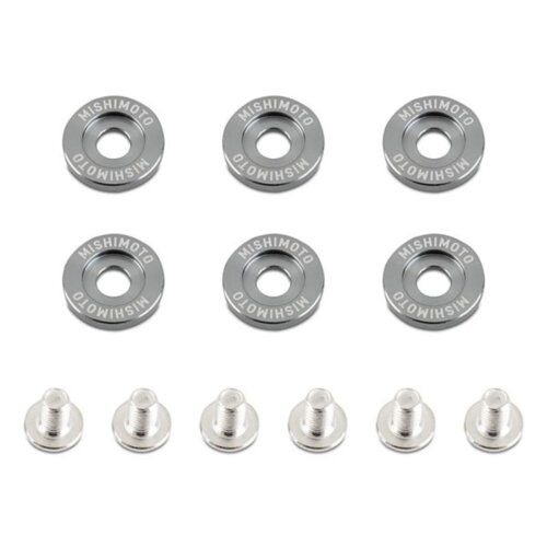 Mishimoto podložke za blatnike M6 x 1,0, gunmetal, 20 mm