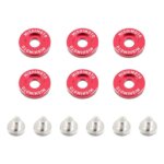 Mishimoto blatniške podložke M6 x 1,0 rdeče 20 mm