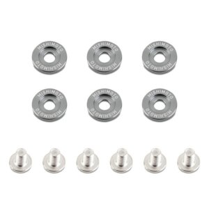 Mishimoto podložke za blatnike M6 x 1,0 – gunmetal, 16,7 mm