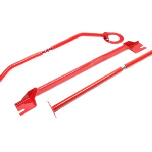 Komplet jeklenih strutbarov TA Technix za Audi A3 (8P), Seat Leon (1P), Škoda Octavia (1Z), VW Golf V/VI in Scirocco III – rdeča