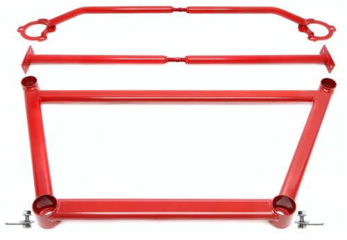 Komplet jeklenih strutbarov TA Technix za VW Golf VII (AU) 2012–2019 – rdeča