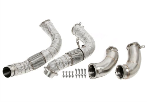 Tuners Capital downpipe s toplotnim ščitom za BMW X5 M in X6 M S68