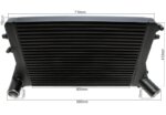 Tuners Capital črn intercooler za VW Golf V in VI, Audi A3 8P in Seat Leon 1P
