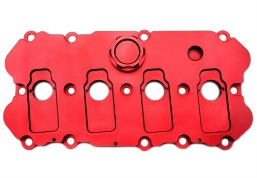 Tuners Capital aluminijast pokrov ventilov (rdeč) za 2.0 TFSI EA113
