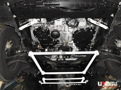 Ultra Racing sprednja zgornja ojačitev šasije za Nissan Qashqai J11/Renault Kadjar I
