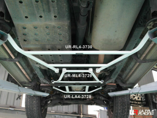 Ultra Racing zadnja spodnja ojačitev šasije za Toyota 4Runner III N180 3.0D 4WD