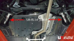 Ultra Racing zadnja spodnja ojačitev šasije za Honda Accord CR1/CR6 9. gen. 2.0 2WD