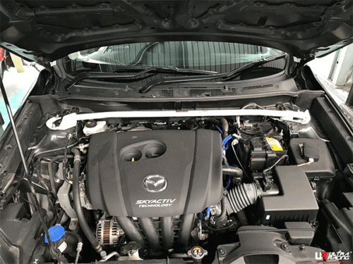 Ultra Racing sprednja zgornja opornica blažilnikov za Mazda CX-3 I (DK) 1.5D/2.0