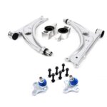 Racingline aluminijaste sprednje kontrolne roke z zglobi za Golf V/VI, Leon II in S3 8P