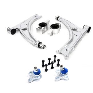 Racingline aluminijaste sprednje kontrolne roke z zglobi za Golf V/VI, Leon II in S3 8P