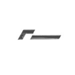 Racingline avtomobilski znak R Line srebrne barve