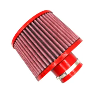 BMC stožčasti zračni filter FBSA60-110C – priključek Ø60 mm, višina 156 mm, karbonski pokrov