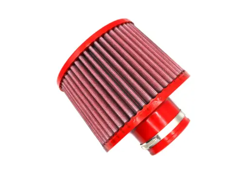 BMC stožčasti zračni filter FBSA60-110C – priključek Ø60 mm, višina 156 mm, karbonski pokrov