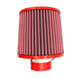 BMC stožčasti zračni filter FBSA60-140 – priključek Ø60 mm, višina 186 mm, poliuretanski pokrov