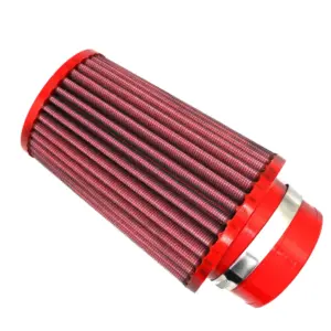 BMC stožčasti zračni filter FBSA65-150 – priključek Ø65 mm, višina 198 mm, poliuretanski pokrov