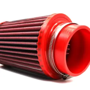 BMC stožčasti zračni filter FBSA70-128 – priključek Ø70 mm, višina 165 mm, poliuretanski pokrov