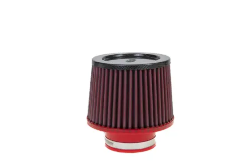 BMC stožčasti zračni filter FBSA80-110C – priključek Ø80 mm, višina 156 mm, karbonski pokrov