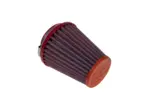 BMC stožčasti zračni filter FBSA80-124P – priključek Ø80 mm, višina 142 mm, plastični pokrov