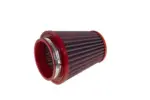 BMC stožčasti zračni filter FBSA80-124P – priključek Ø80 mm, višina 142 mm, plastični pokrov