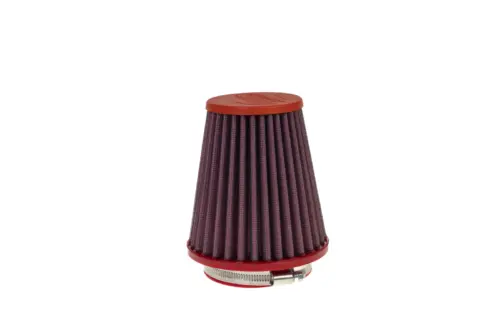 BMC stožčasti zračni filter FBSA80-124P – priključek Ø80 mm, višina 142 mm, plastični pokrov