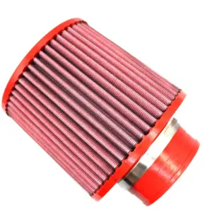 BMC stožčasti zračni filter FBSA80-140 – priključek Ø80 mm, višina 186 mm, poliuretanski pokrov