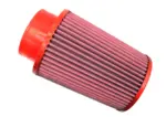 BMC stožčasti zračni filter Twin Air FBTW100-200 – priključek Ø100 mm, višina 243 mm, kovinski pokrov